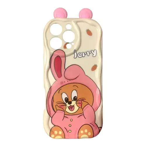 Lovely Cartoon JerryS 3D Wave Phone Case