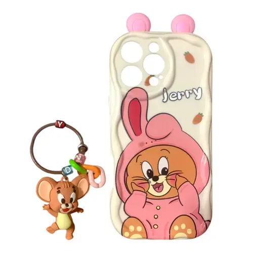 Lovely Cartoon JerryS 3D Wave Phone Case